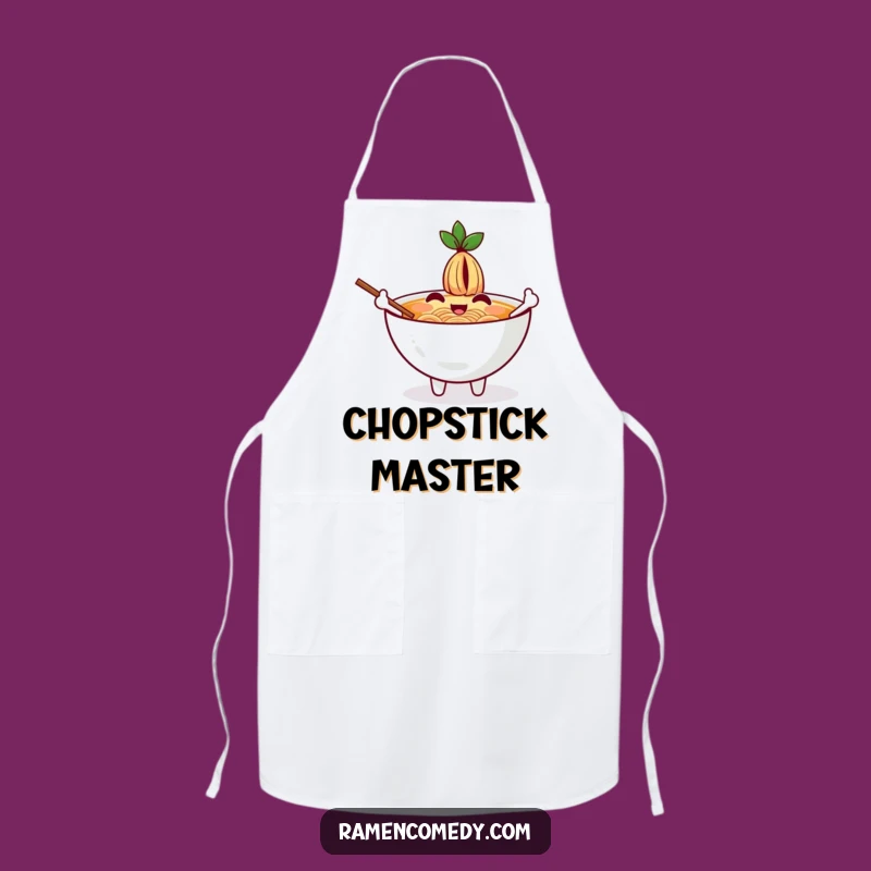 Funny Ramen Wave Apron: Cook with Comfort and a Cheerful Hello