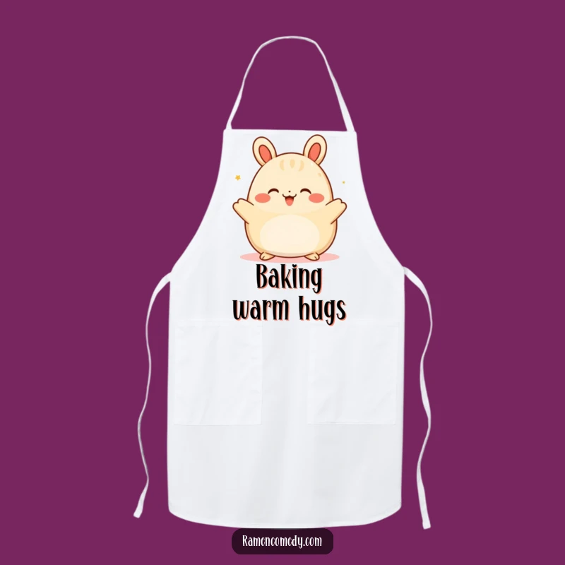Funny Happy Bao Hug Apron - Kitchen Wear for Cozy & Humorous Cooking