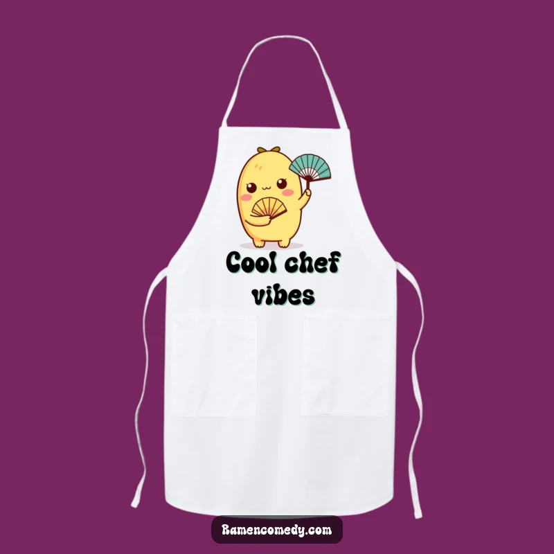 Funny Tamagoyaki Fan Apron - Charming Chef Kitchenware, Hilarious Gift!