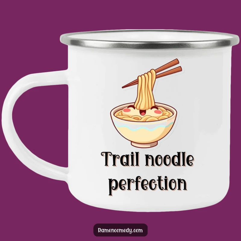 Funny Camping Mug: Happy Ramen for Outdoor Meals