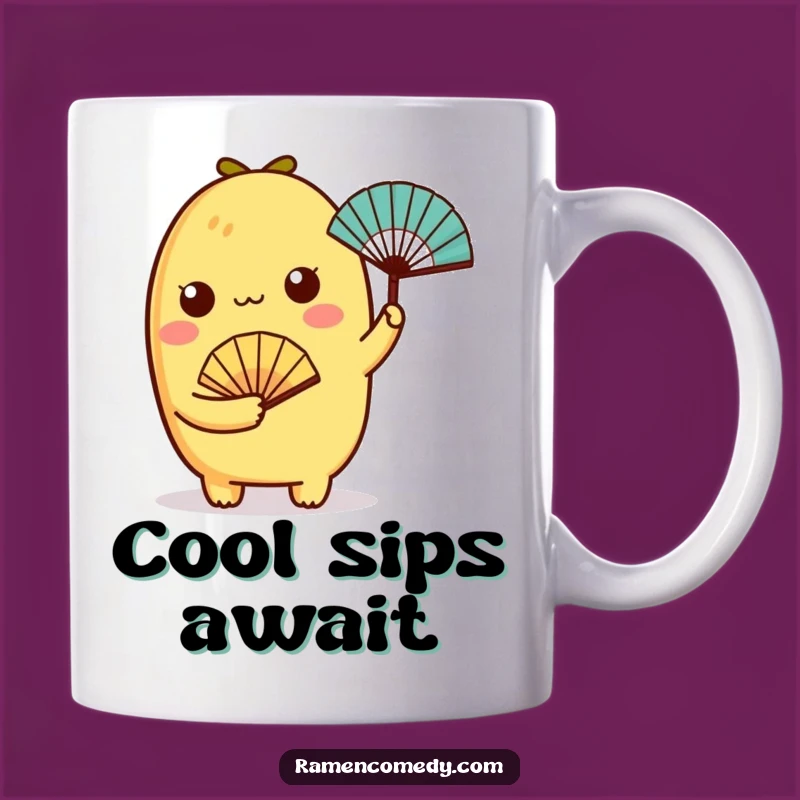 Funny Tamagoyaki Fan Mug - Charming Character Delight, Perfect Gift!