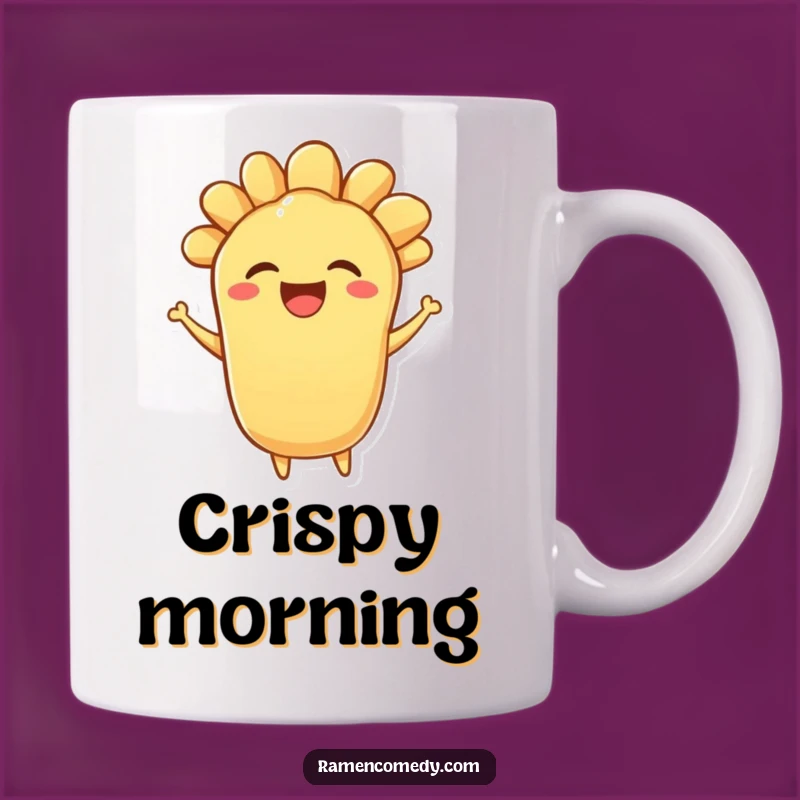 Funny Tempura Bounce Mug: Delightful Mornings Start with Fried Fun