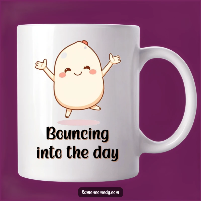 Funny Mochi Mug: Bouncing Character with Stretchy Arms - Sweet Gift!