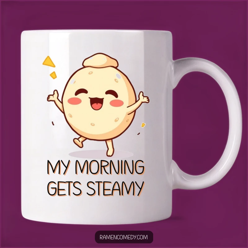 Funny Takoyaki Dance Mug: Excited Food Character for a Joyful, Hilarious Gift Experience