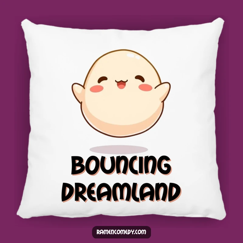 Funny Dumpling Bounce Pillow - Cozy Happy Comfort, Perfect Gift!