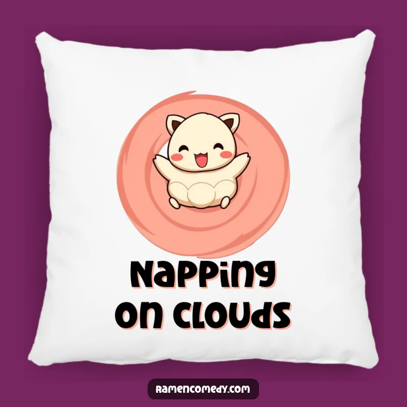 Funny Dumpling Pillow: Cozy Comfort with Happy Hopper