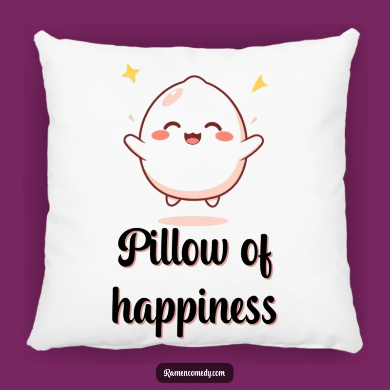 Funny Mochi Bounce Pillow: Cheerful Character Accent, Lovely Gift