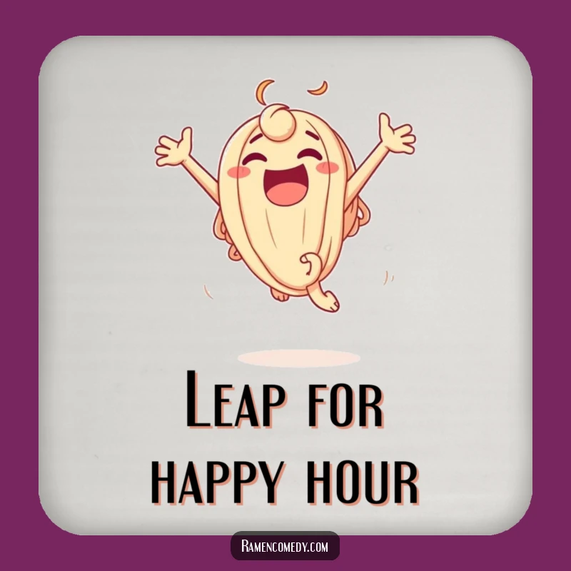 Funny Udon Leap Coasters: Protect Surfaces with Noodle Delight!