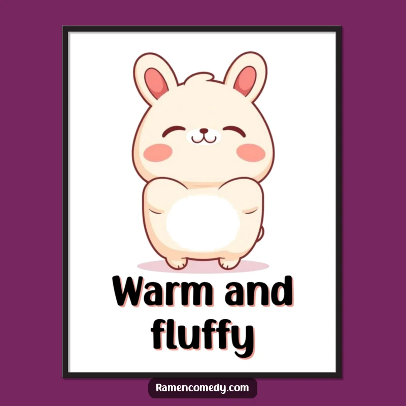 Funny Bao Bun Hug Poster: Whimsical Wall Art for a Cheerful Space