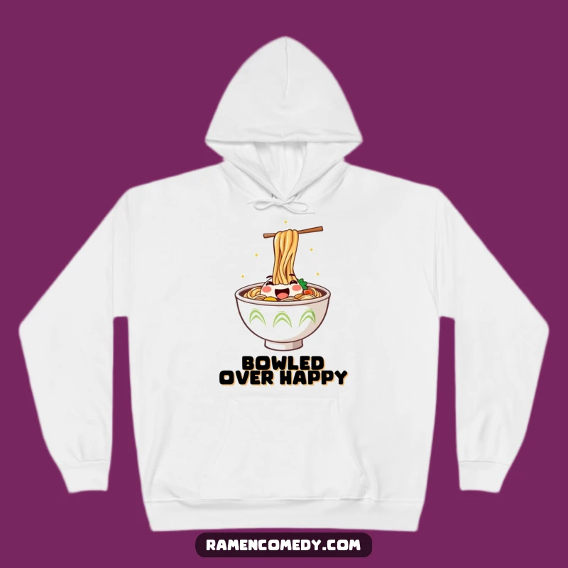 Funny Ramen Jumper Hoodie: Steaming Bowl Sweatshirt, Humorous Gift