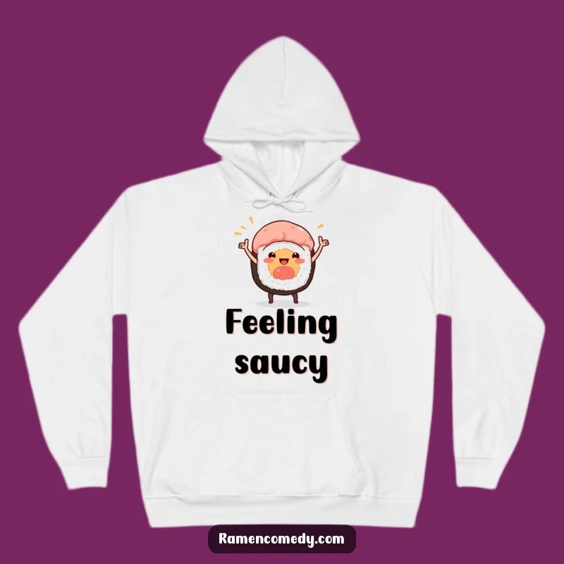 Cozy Funny Sushi Dance Hoodie: Wrap Yourself in Delicious Fun