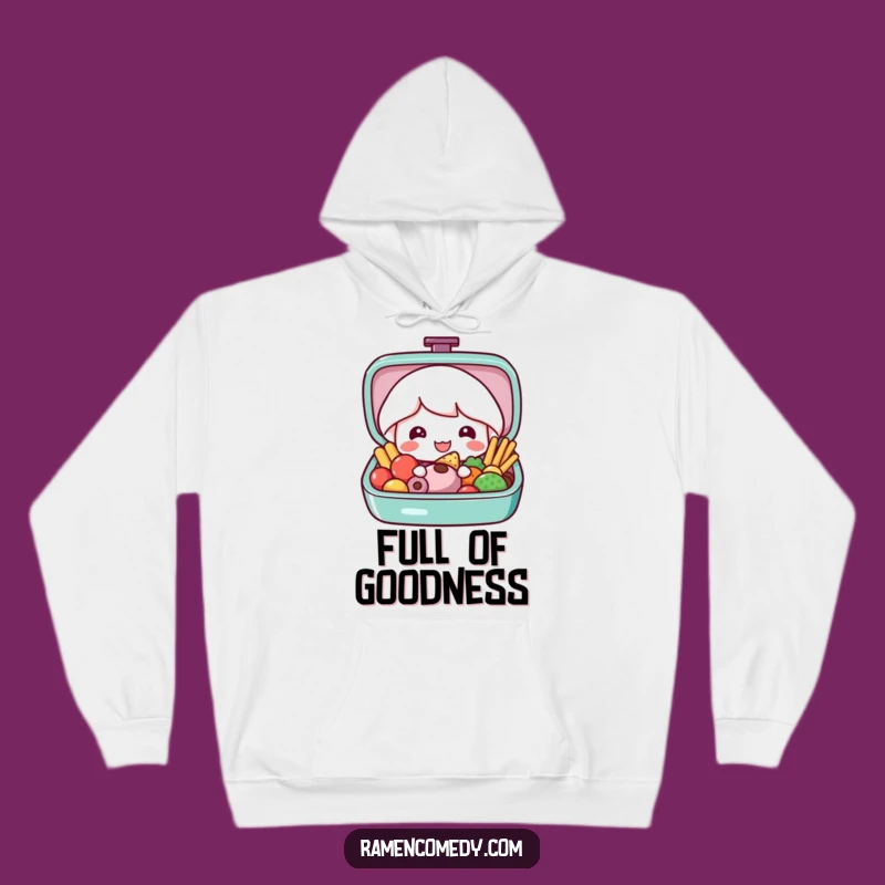 Funny Bento Box Hoodie: Cozy Character Comfort, Perfect Gift