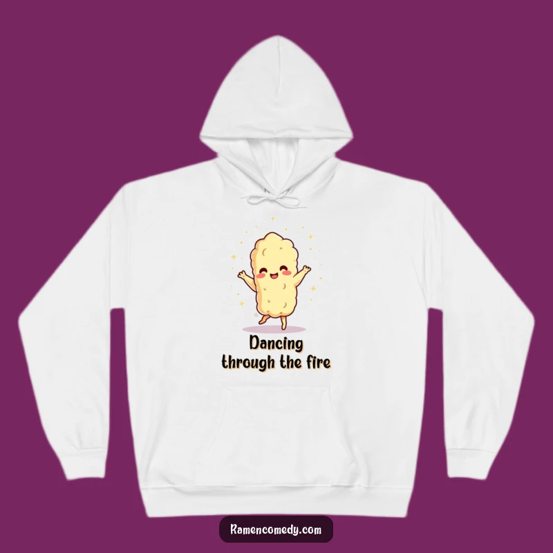 Funny Dancing Tempura Sparks Hoodie - Warm Funny Gift for Foodies