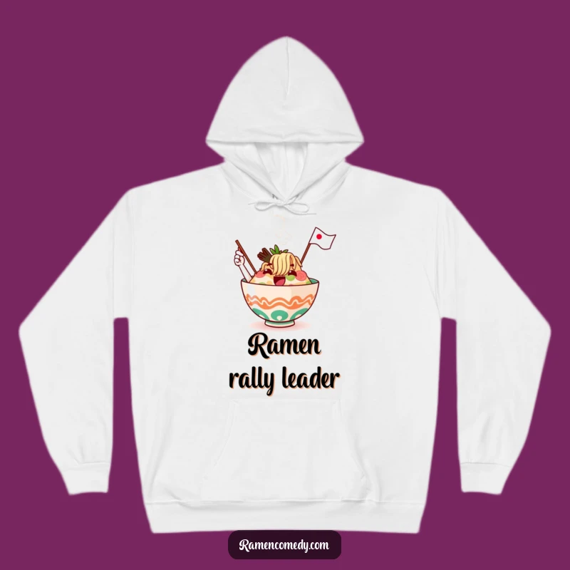 Funny Ramen Flag Hoodie: Cozy & Hilarious Gift for Foodies