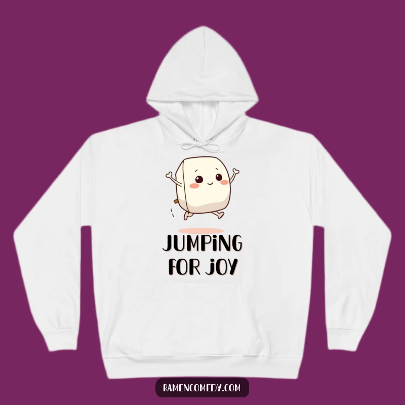 Funny Jumping Onigiri Hoodie - Cozy Rice Ball Comfort