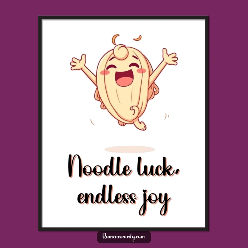 Free Printable Udon Leap Wall Art - Funny Downloadable Decor for Kitchens