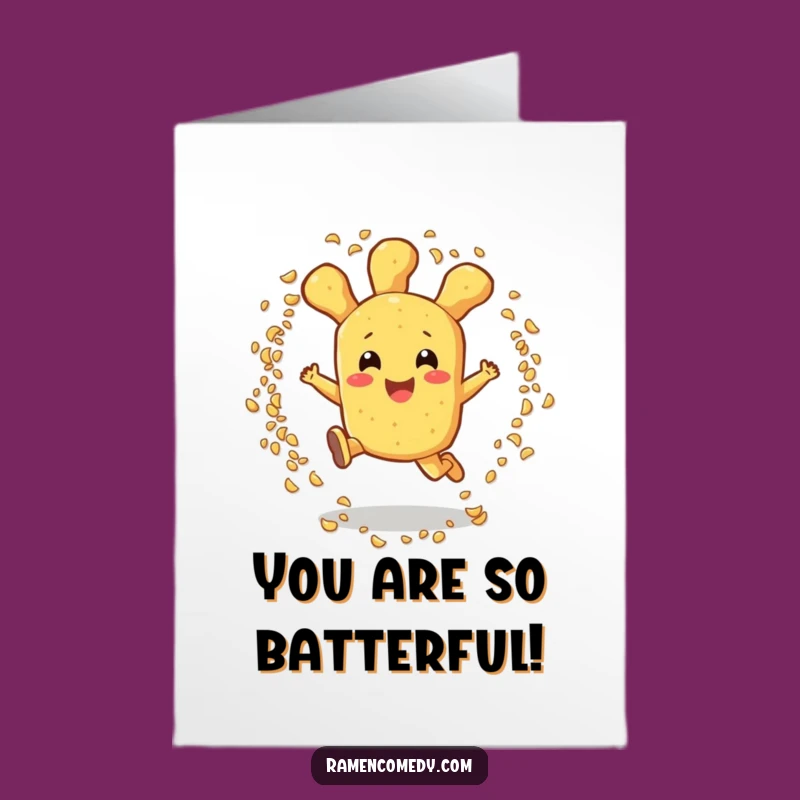 Funny Free Printable Tempura Birthday Card: Leaping Fun Downloadable Gift