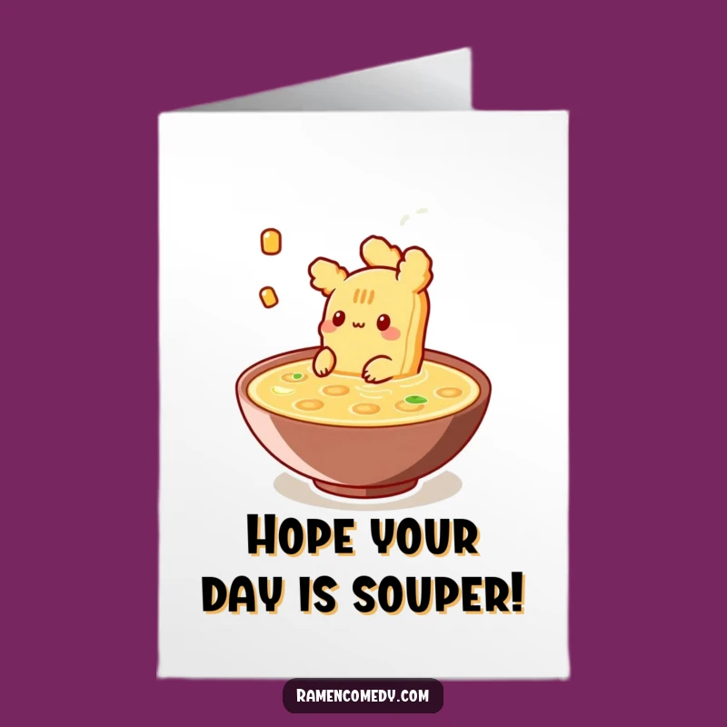 Free Printable Tempura Birthday Card - Cozy Downloadable Greeting for Foodie Birthdays