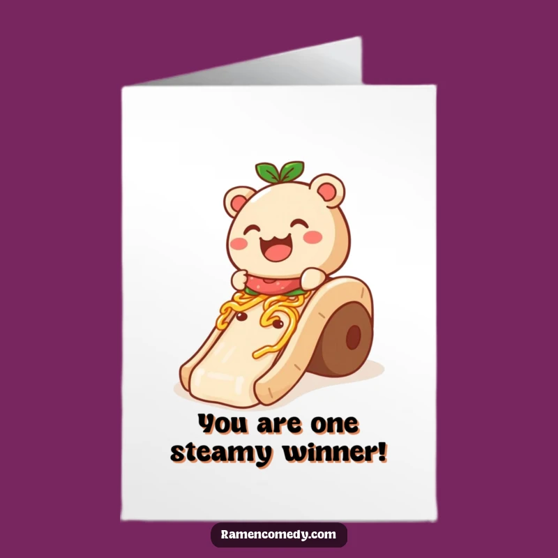 Free Printable Congrats Card: Bao Bun Slide - Funniest Way To Celebrate