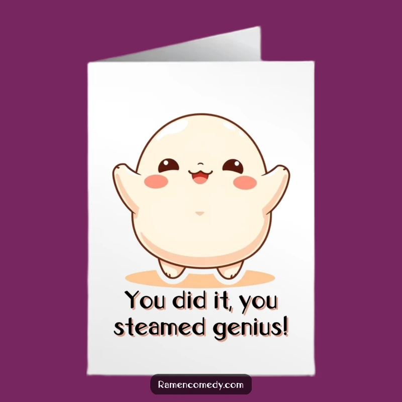 Free Printable Dumpling Congratulations Card - Joyful Downloadable Greeting for Any Occasion