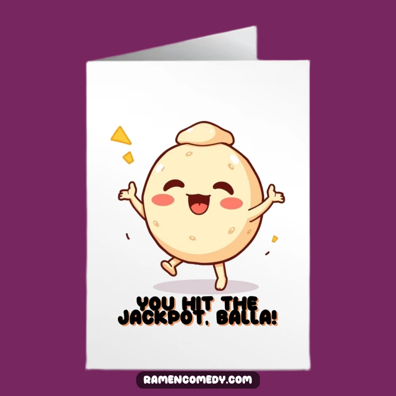 Free Printable Takoyaki Congrats Card - Energetic Downloadable Greeting for Celebrations