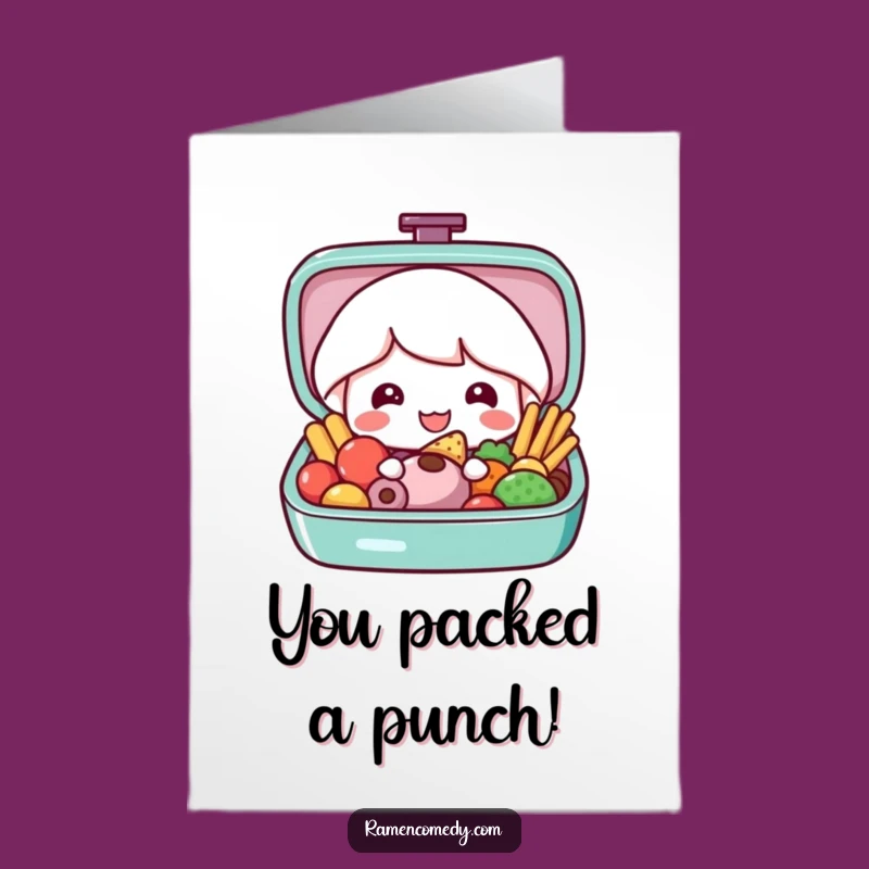 Bento Box Congrats Card: Flavorful Free Printable for Instant Celebration