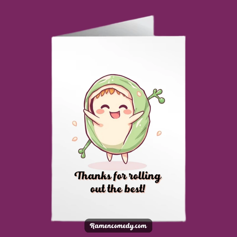 Free Printable Thank You Card: Cartwheeling Seaweed - A Fun Way To Say Thanks