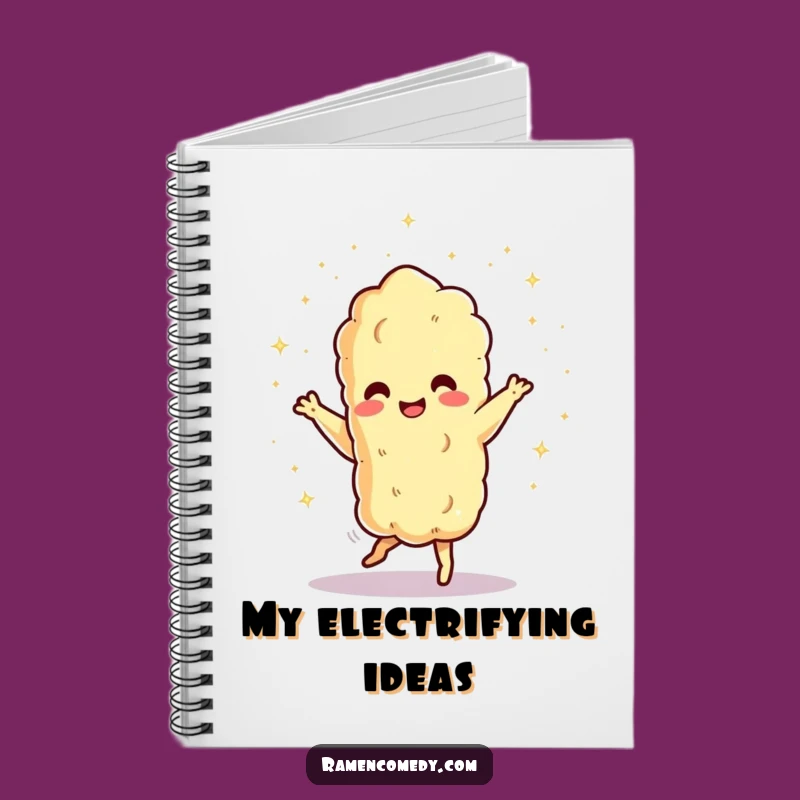 Funny Dancing Tempura Sparks Notebook - Journal Funny Gift for Foodies