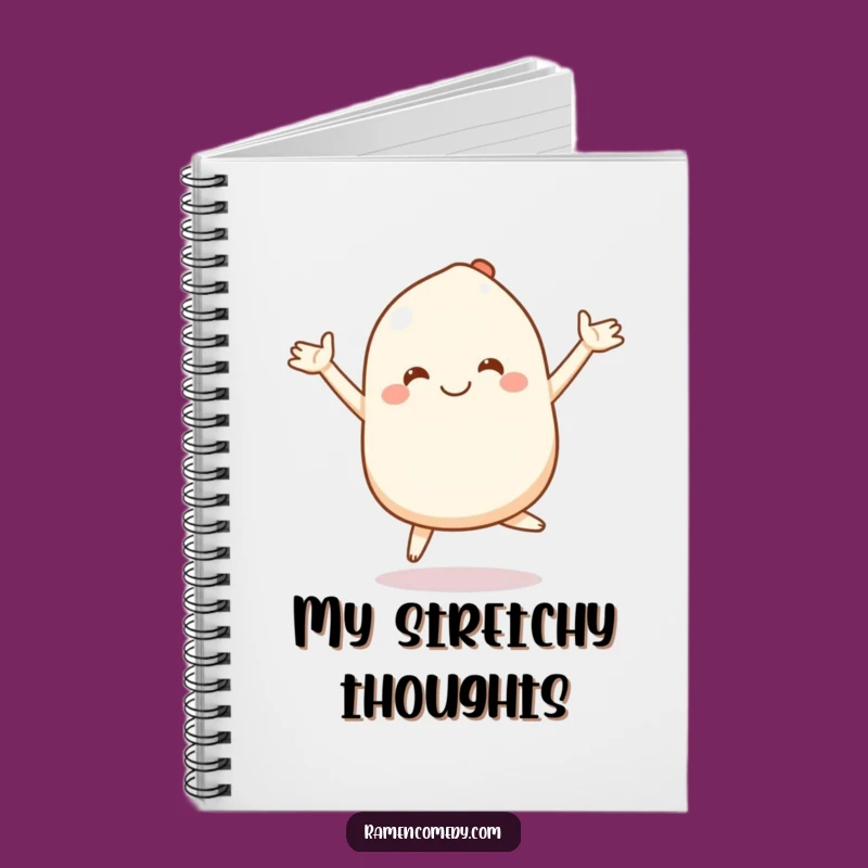 Funny Mochi Notebook: Jot Down Bounces - Stretchy Character Journal Gift!