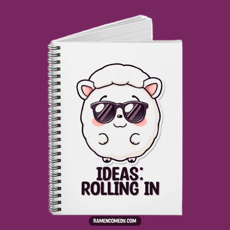 Funny Nori Sheet Sunglasses Notebook: Jot Down Ideas with Cool Flair