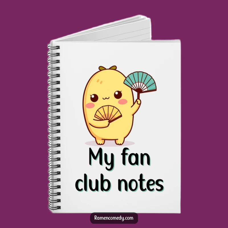 Funny Tamagoyaki Fan Notebook - Charming Character Journal, Creative Gift!