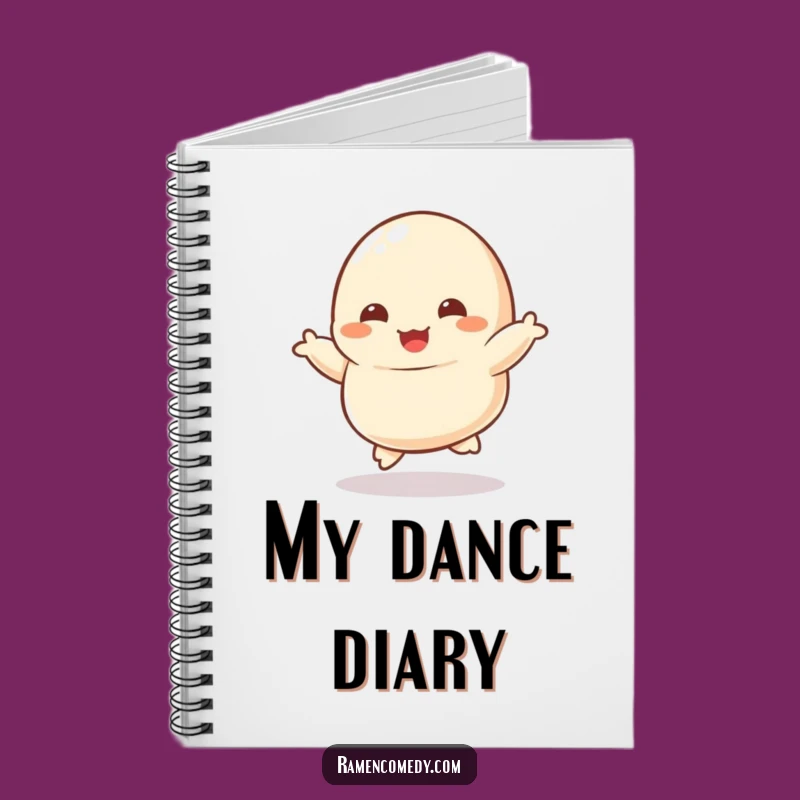 Funny Dumpling Journal - Dancing Character Kicking, Great Funny Gift for Notes