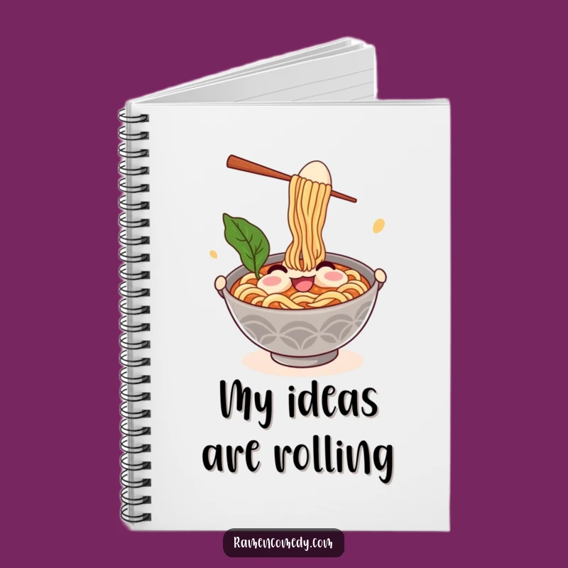 Funny Ramen Notebook: Comedic Juggler Journal, Perfect Gift for Writers