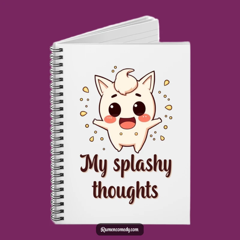 Funny Miso Soup Notebook: Jot Down Laughs - Mischievous Splash Journal Gift!