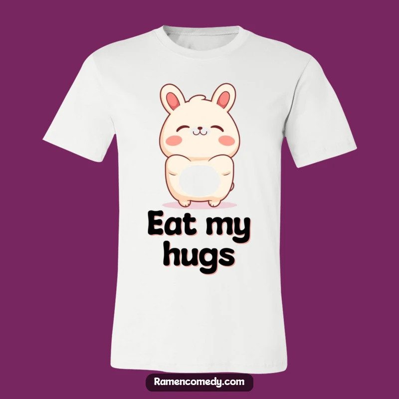 Funny Bao Bun Hug T-Shirt: Wearable Comfort and Cute Character Apparel