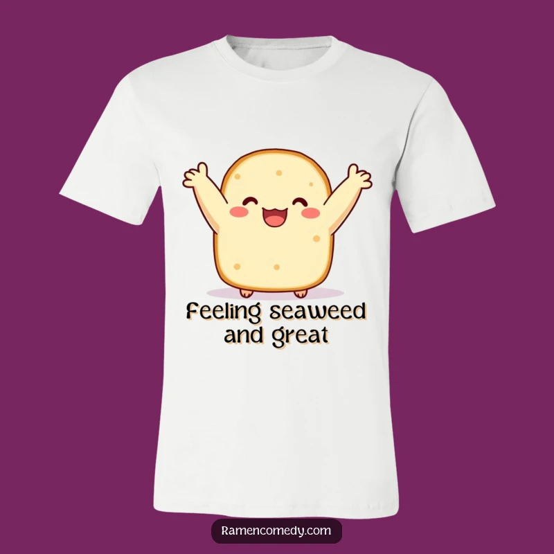 Funny Nori Slice Bobbing T-Shirt: Wear Your Happiness with This Hilarious Sushi Tee