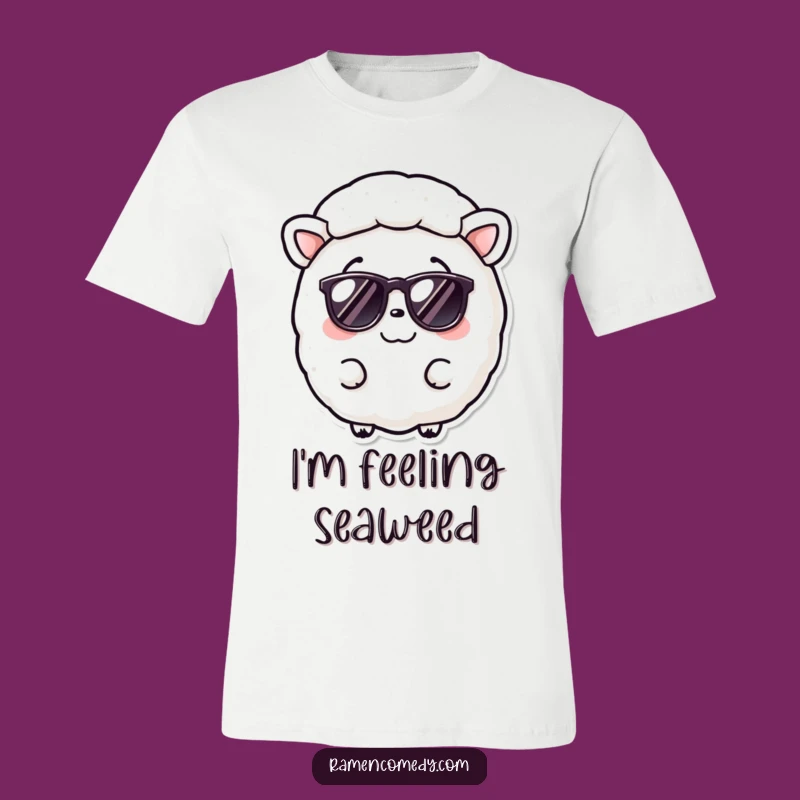 Funny Smiling Nori Sunglasses T-Shirt: Hipster Sushi Apparel for Cool People