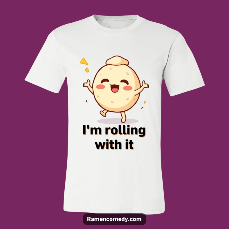 Funny Takoyaki Dance T-Shirt: Show Your Moves with this Playful Food Character Tee