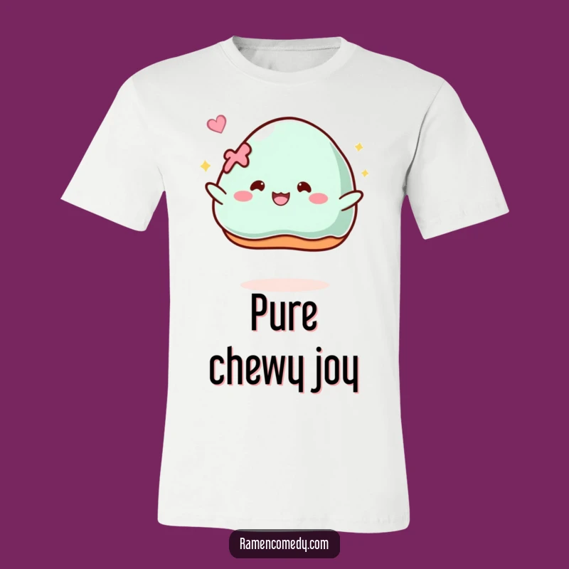 Funny Mochi T-Shirt: Bouncing with Glee Design, Playful and Sweet Funny Gift for Treat Lovers