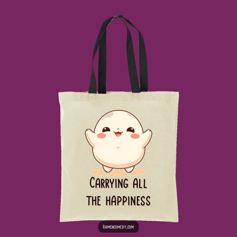 Funny Dumpling Bounce Tote Bag: Carry Your Essentials with Joyful, Hilarious Food Charm