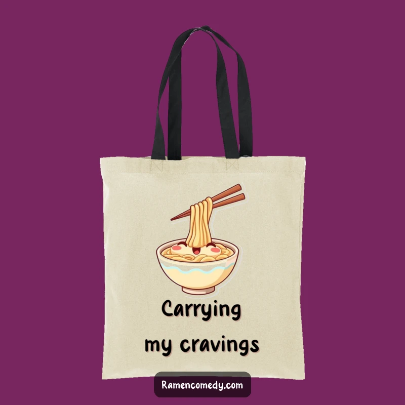 Funny Ramen Tote Bag: Happy Noodles for Everyday Fun