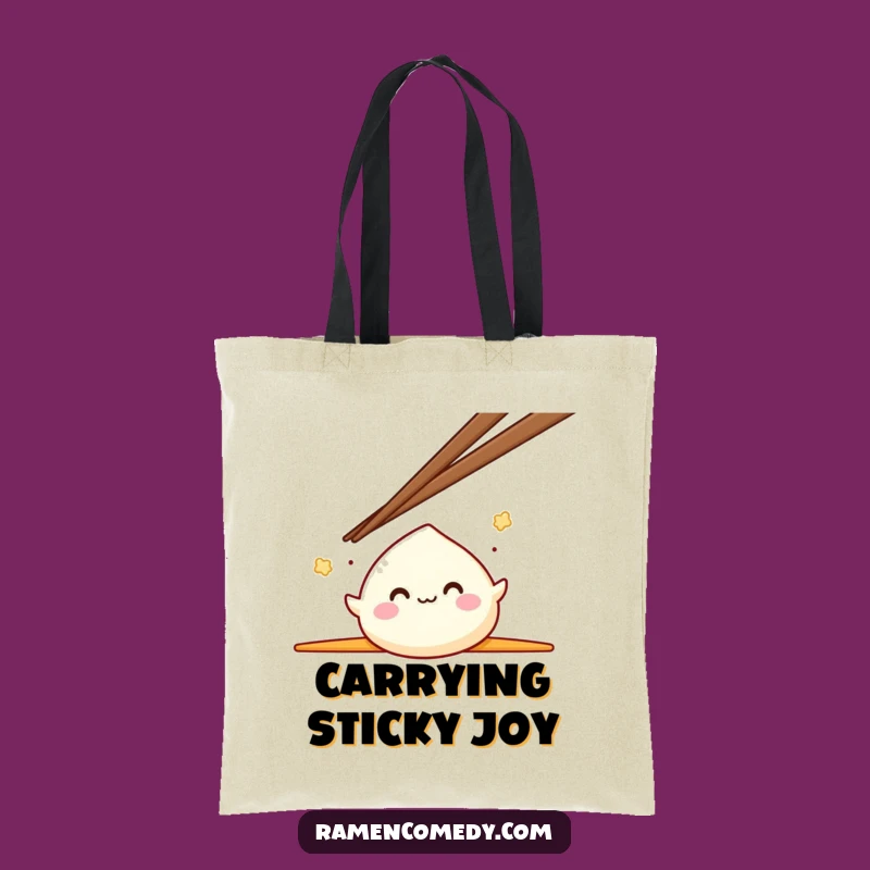 Funny Mochi Bounce Tote: Stylish & Spacious Japanese Dessert Carryall