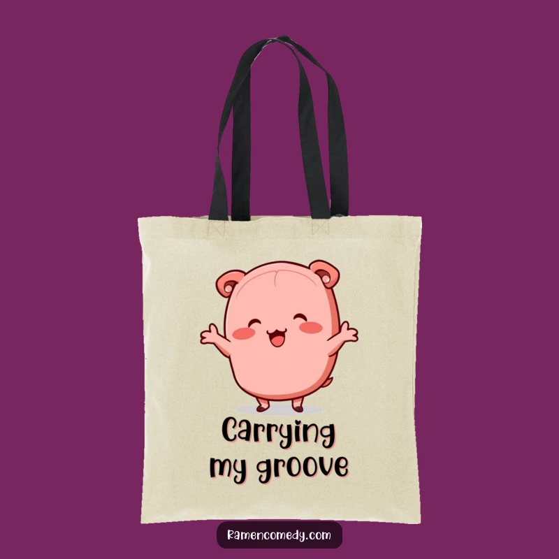 Funny Chashu Pork Jig Tote Bag: Carry Your Joy and Groceries