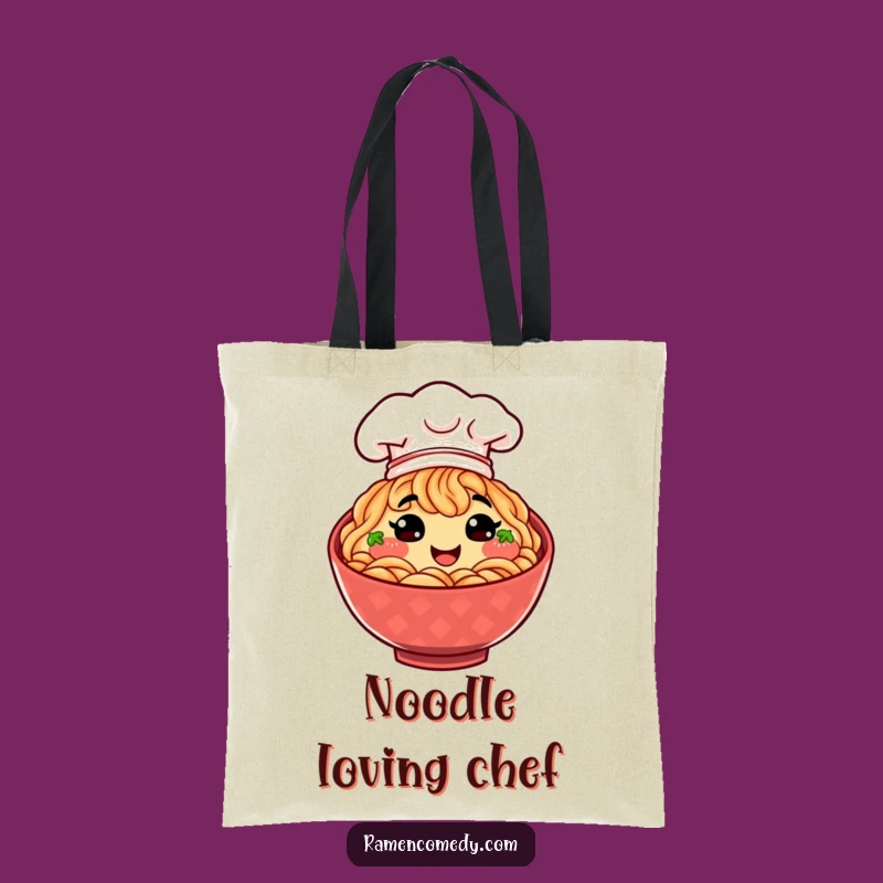 Funny Ramen Chef Tote Bag: Carry Your Culinary Love