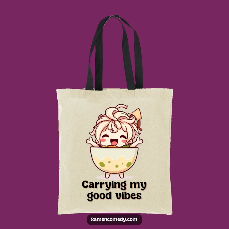 Funny Ramen Dance Tote Bag: Carry Your Joy with this Noodle's Funny Gift