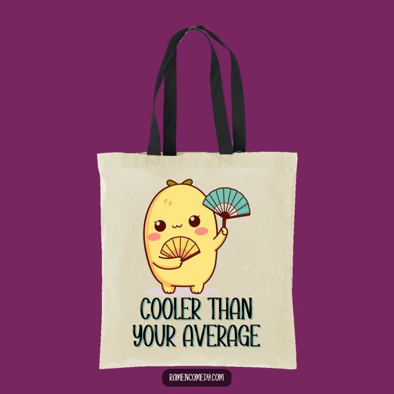 Funny Tamagoyaki Fan Tote Bag - Charming Character Carryall, Perfect Gift!