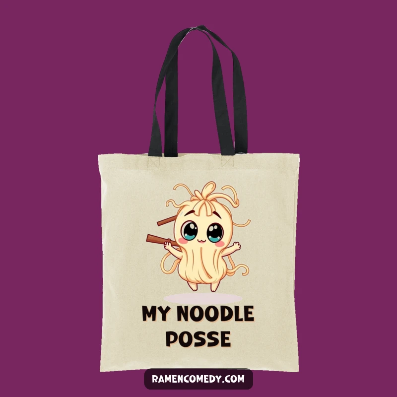 Funny Dancing Noodle Tote Bag: Wiggly Creature Carrier, Humorous Gift